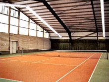 Tennishallenboden